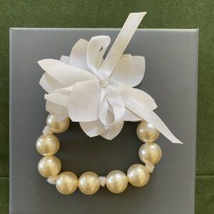 Stretch Faux Pearl Bracelet Women